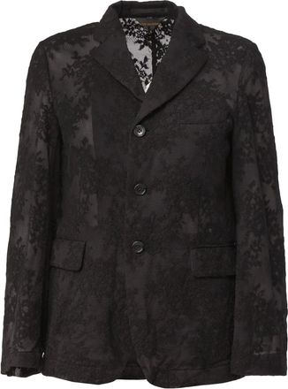 Comme Des Garçons lace blazer - Nero