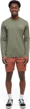 tentree Baker Longsleeve in Deep Olive Heather at Nordstrom, Size Xx-Large