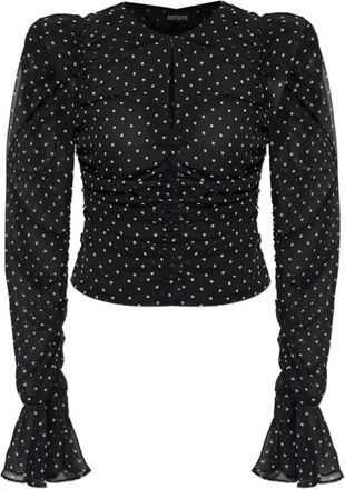 Rotate Blusa a pois - Nero