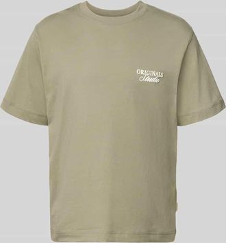 Jack & Jones Jack & Jones T-Shirt mit Statement-Print Modell NORREBRO in Schilf, Gr&ouml;&szlig;e XXL