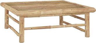 vidaXL Mesa De Jard&iacute;n De Bamb&uacute; 65x65x30 Cm Vidaxl