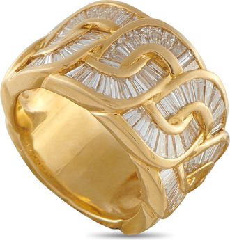 Charles Krypell 18K Yellow Gold 2.73ct Diamond Ring CK25-121525