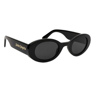 Palm Angels Heren Gilroy Zonnebril (Donkergrijs/Zwart)