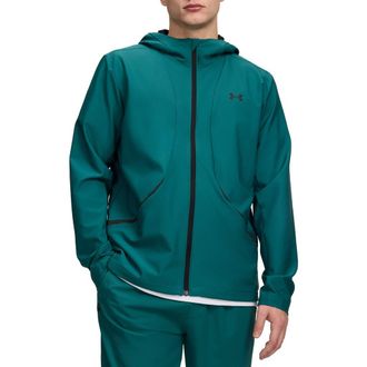 Under Armour Unstoppable Hooded Jacket in Rack Green at Nordstrom, Size Medium
