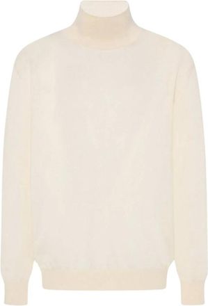 The Row Cashmere Turtleneck Sweater - Dames - Truien - Beige - Maat: XS Kasjmier