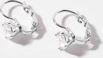 Simons Womens Shimmery zircon earrings