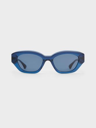 Charles & Keith Onyx Recycled Acetate Cat-Eye Sunglasses