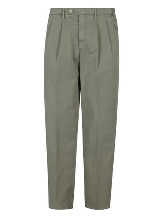 BRIGLIA 1949 Imperia pleated trousers - Green