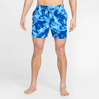 Nike Mens Swim Breaker 5 Fully Lined Volley Shorts in Blue | NESSF514-400