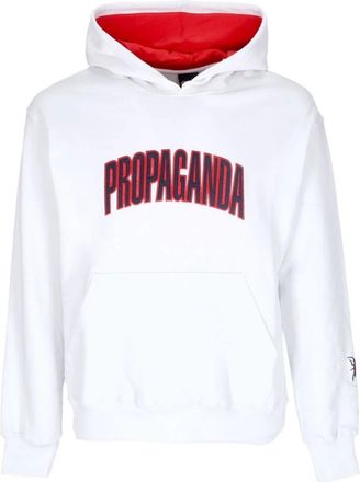 PROPAGANDA College Hoodie Lange Mouw Wit - Heren - Hoodies - Wit - L - Katoen - Hoodies & sweatvesten