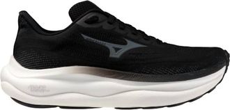 Mizuno Womens Wave Sky 9 Running Shoes In Black Metallic Grey