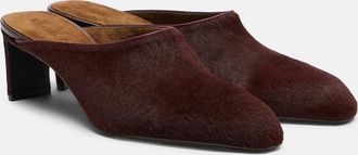 Khaite Colt calf hair mules