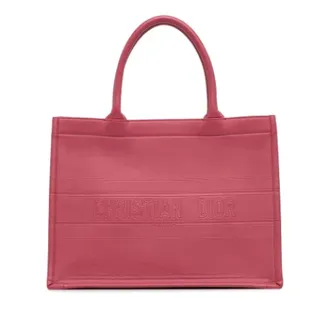 Dior Pre-owned Tote Bags, female, Pink, Size: ONE SIZE Pre-owned The Book tote