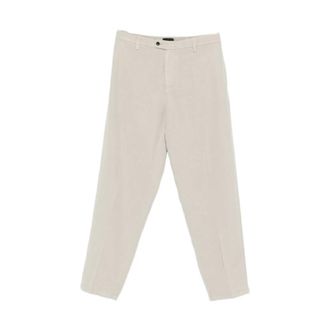 Dondup Straight Trousers, male, Beige, Size: W32 Straight Trousers