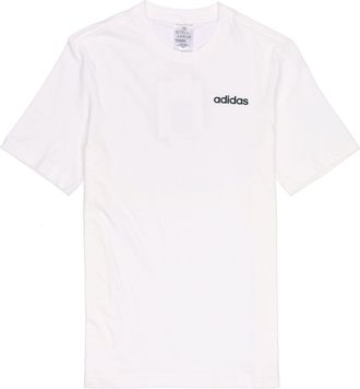 adidas E Pln Tee Round Neck Casual Sports Short Sleeve White DQ3089