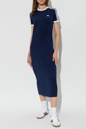 adidas Dress With Logo, Womens, Navy Blue