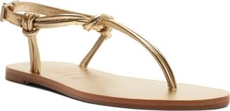 Schutz Nina Ankle Strap Sandal in Platinum at Nordstrom, Size 6.5