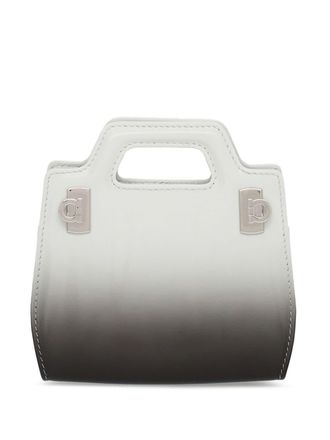 Ferragamo Wanda gradient-effect minibag - White