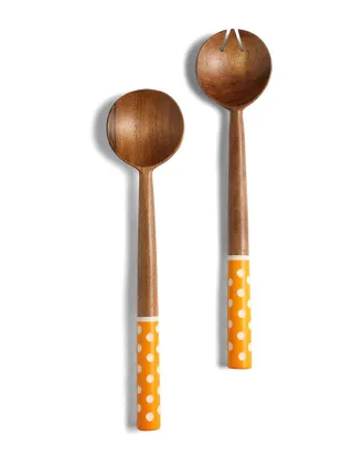 Tiramisu Resin & Wood Salad Set