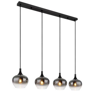Globo Lighting L&aacute;mpara Colgante - Maxy - Negro - Vidrio - Gran L&aacute;mpara