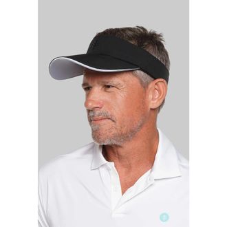 Coolibar Golf Visor - UPF 50+ Sun Protection - Ultimate in Black at Nordstrom, Size Large