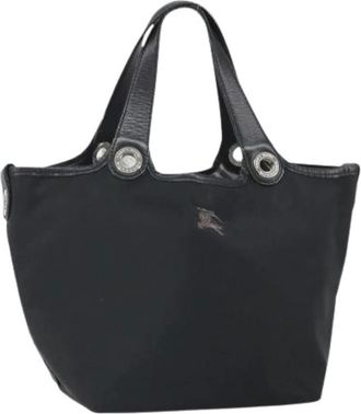 Burberry Pre-owned Tote Bags, female, Black, Size: ONE SIZE Pre-owned Vintage Tote Bag