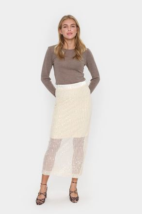 Saint Tropez Rok Fitted Rainy Day white