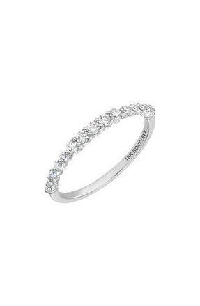 Bony Levy Liora Diamond Stacking Ring - 0.26 ctw in 18K White Gold at Nordstrom Rack, Size 8.5