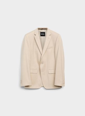 BOSS Mens Loose pure virgin wool Blazer Jacket