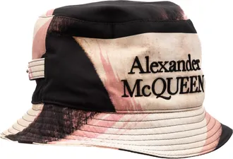 Alexander McQueen Womens Multicolour Bucket Hat