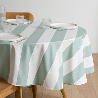La Redoute Interieurs Rond tafelkleed in gecoat katoen, Hendaye