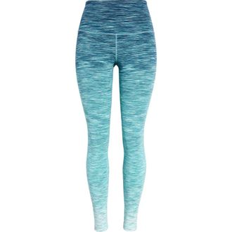 Zella Live In High Waist Leggings in Blue Ceramic Gradient Spacedye at Nordstrom, Size Small