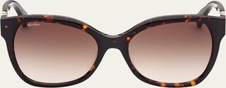 Max Mara Acetate Butterfly Sunglasses