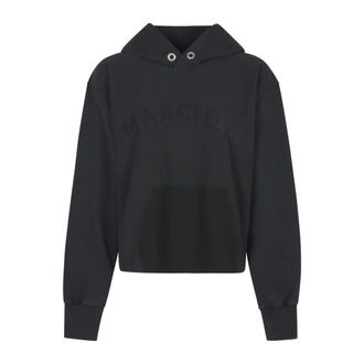 Maison Margiela Firm Fleece Hoodie - female - Maison Margiela - Hoodies - Blue - XS - Sweatshirts & Hoodies