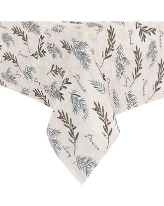 Elrene Holiday Tree Trimmings Tablecloth