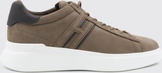 Hogan Sneakers basse H580 in pelle scamosciata con logo H e suola platform