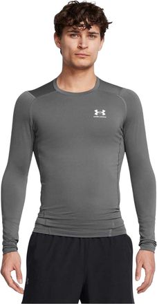 Under Armour HeatGear-basislaagshirt voor heren (Grijs)