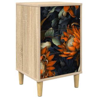 vidaXL Mesa De Noche Lochem Roble Sonoma 36 X 33 X 60 Cm Vidaxl