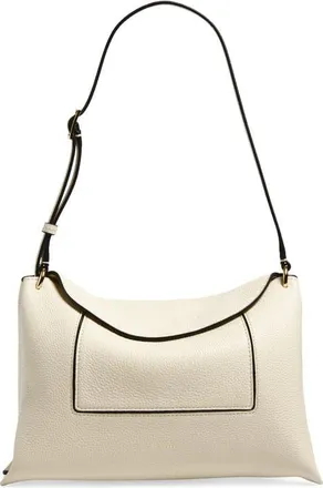 Wandler Penelope Slouch Leather Shoulder Bag in Beige Crust - 1338 at Nordstrom