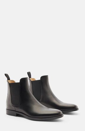 Scarosso Giacomo Chelsea Boots in Black Calf at Nordstrom, Size 42.5