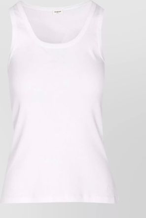 Saint Laurent cotton slim-fit sleeveless tank top