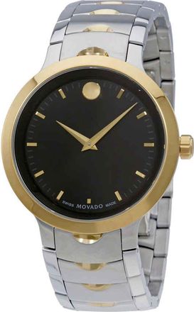 Movado Luno Black Dial Mens Watch 0607043