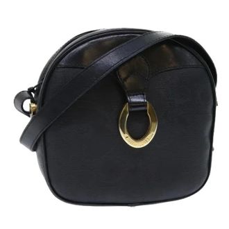 Dior Pre-owned Cross Body Bags, female, Black, Size: ONE SIZE Pre-owned Trotter Canvas Shoulder Bag