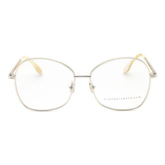 Victoria Beckham VB220715 Metal Butterfly Full Rim Eyeglasses - Gold