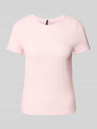 Vero Moda Regular Fit T-Shirt in Crinkle-Optik Modell ELENE in Rosa, Gr&ouml;&szlig;e XS