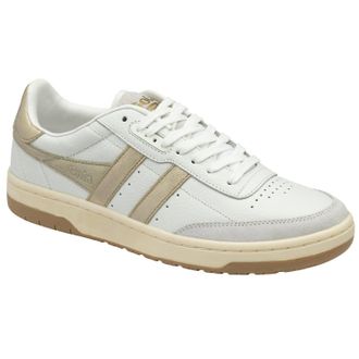 Gola Womens Falcon Mirror Sneaker In White/gold