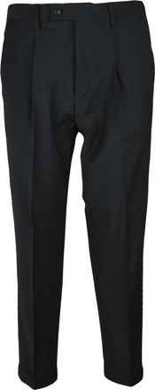 Les Hommes Kostuum Pantalon - Heren - Nette broeken - Zwart - S - Wol - Broeken