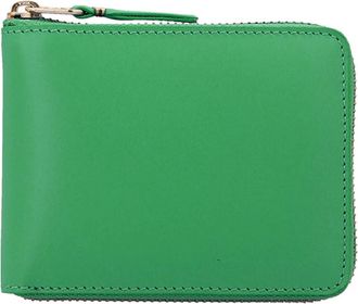 Comme Des Gar&ccedil;ons Accessoires, Heren, Groen, ONE Size, Leer, Classic Line Sa 7100 Leather Wallet