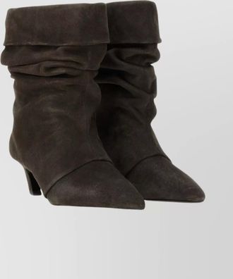 Ash leather boots
