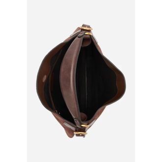 La Martina Tassen, Dames, Bruin, ONE Size, Leer, Luba Bag